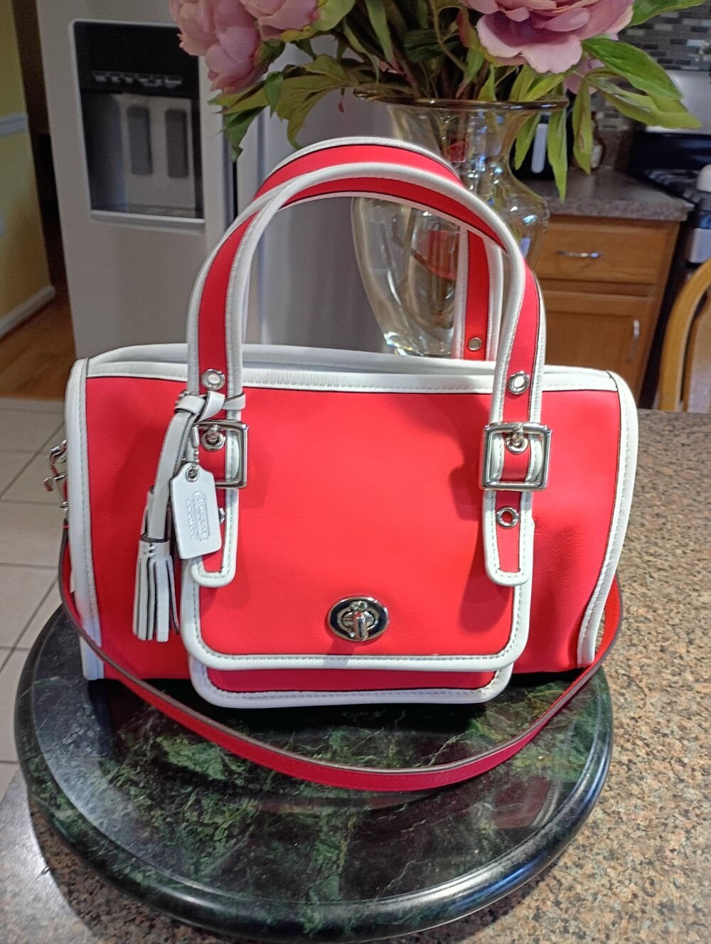 Coach Legacy Archive Two Tone Mini Satchel